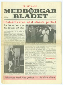 Röstskolkarna näst största partiet. Frisinnade Medborgarbladet 1960