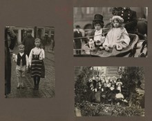 Bössinsamling på Stockholms gator - Barnens Dags förening 1915