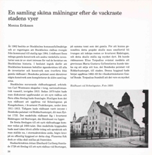 En samling sköna målningar efter de vackraste stadens vyer / Monica Eriksson