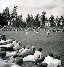 Göta - Älvsjö AIK vid Flatenspelen 1943