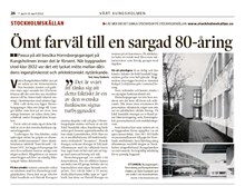 Artikel om Hornsbergsgaraget på Kungsholmen
