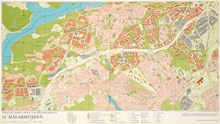 Karta "Mälarhöjden" år 1972
