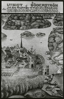 Söderström: Utsikt över Söderström 1600-talet