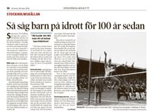 Så såg barn på idrott för 100 år sedan