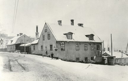 Smedjan på Södra varvet omkring år 1900.