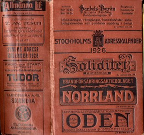 Stockholms adresskalender 1926
