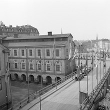 Stockholms stadsmuseum från Sjömanshemmet norrut