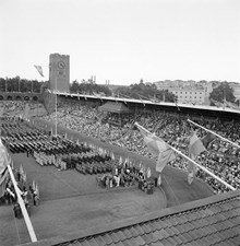 Svenska flaggans dag firas på Stockholm Stadion