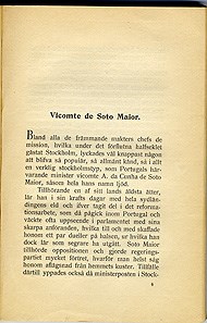 Vicomte de Soto Maior / Adolf Hellander