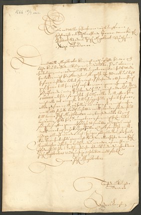 Anders Larssons supplik till Magistraten 1666