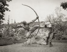 Skulpturen Herakles vid Waldemarsudde