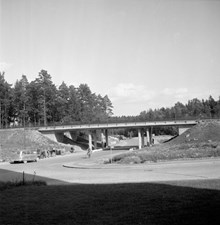 Viadukt för tunnelbanan vid Björnsongatan i Blackeberg