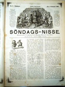 Söndags-Nisse, Illustrerat Veckoblad för Skämt, Humor och Satir, Nr 5, den 4 februari 1866