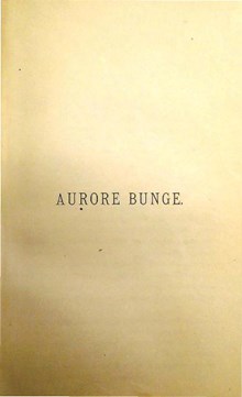 Aurore Bunge - novell av Anne Charlotte Leffler