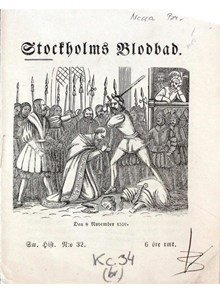 Stockholms blodbad - historisk skrift 1868 