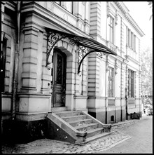 Brahegatan 47-49. Wallenbergs villa. Norra fasaden