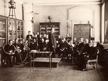 Musikkåren i musikrummet, 7 mars 1909.