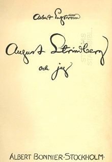 August Strindberg och jag / Albert Engström