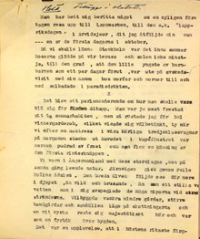 Reseberättelse från ”lappmarken” 1937