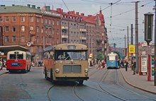 Bussar på Odenplan 1962