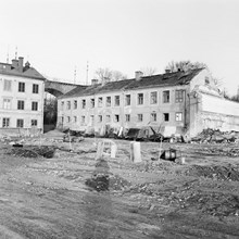 Tantogatan 43 från söder. F.d. Tanto Sockerbruk som lades ner 1956. Nu Tantogatan 73, kv. Kulltorp