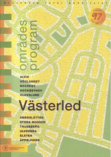 Områdesprogram för Västerled 1997