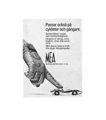 Annons för damhandskar för bilkörning från MEA