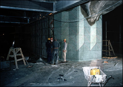 Byggnation av Kungsträdgårdens tunnelbanestation