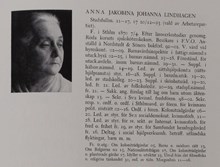 Anna Lindhagen. Ledamot av stadsfullmäktige 1911-1923