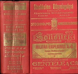Stockholms adresskalender 1919