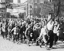 Arbetarbarnens förbund under första maj 1932.