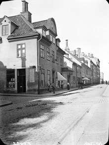 Katarina Högbergsgata 26 österut från hörnet av Östgötagatan 11. Nuv. Högbergsgatan 26