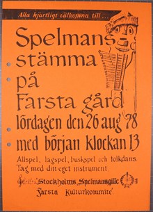 Spelmansstämma på Farsta gård