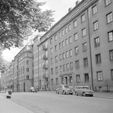 Linnégatan 90 och 92, mot Strandvägen