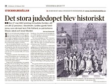 Det stora judedopet blev historiskt