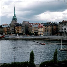 Utsikt från Slussen mot Kornhamnstorg