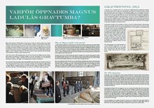 Utställning - Magnus Ladulås grav i Riddarholmskyrkan