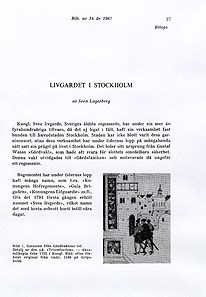 Livgardet i Stockholm / Sven Lagerberg