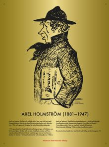 Axel Holmström 1881-1947 - Barnhusgatan 10 - minnesmärke