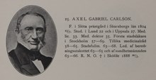 Axel Gabriel Carlson. Ledamot av stadsfullmäktige 1863-1868 
