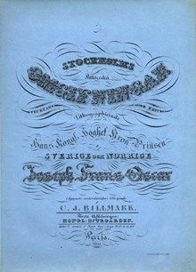 Stockholms pittoreska omgifningar tecknade efter naturen : lithographierade samt Hans Kongl. Höghet Kron-Prinsen af Sverige och Norrige Joseph Frans Oscar i djupaste underdånighet tillegnade : första afdelningen Kongl. Djurgården / af C. J. Billmark