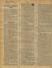 Stort möte i emigrationsfrågan, ur Svenska Dagbladet 1907
