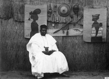 Sow Amadou Lamine på Senegalutställningen