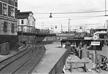 Station Slussen. Ombyggnad till tunnelbana