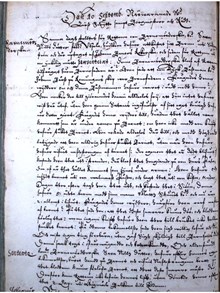Sara Nilsdotter anklagas för barnamord 1625