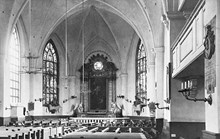 Interiör av Klara kyrka, mot altaret