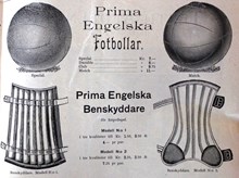 "Prima engelska fotbollar..." 1901