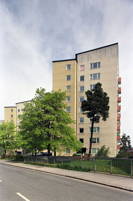 Höghus i Hagsätra