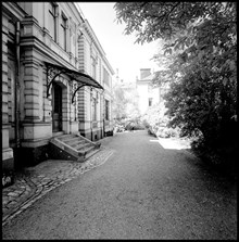 Brahegatan 47-49. Wallenbergs villa. Norra fasaden