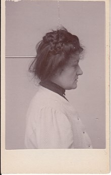 Elvira Matilda Decker - polisfotografi 1907